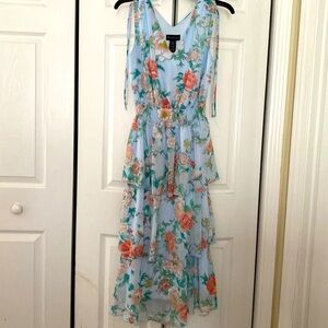 Blue Floral Cocktail dress